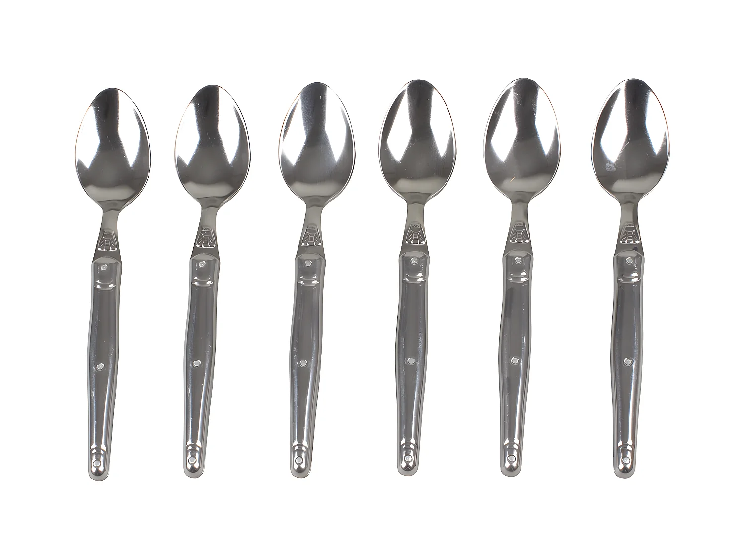 Coffret de 6 cuillères à café inox laguiole
