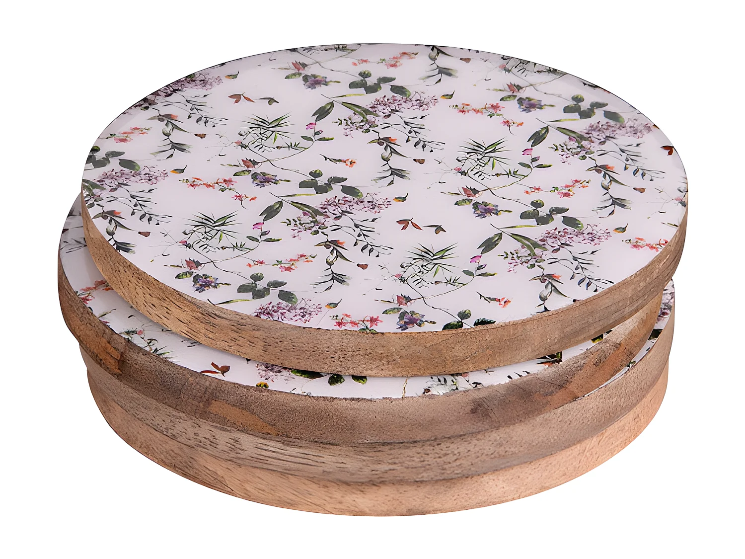 Set de 4 dessous de verre Champêtre 10 cm