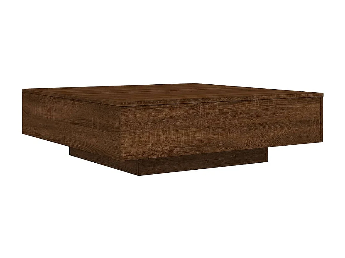 Couchtisch Braun Eichen-Optik 100x100x31 cm Holzwerkstoff