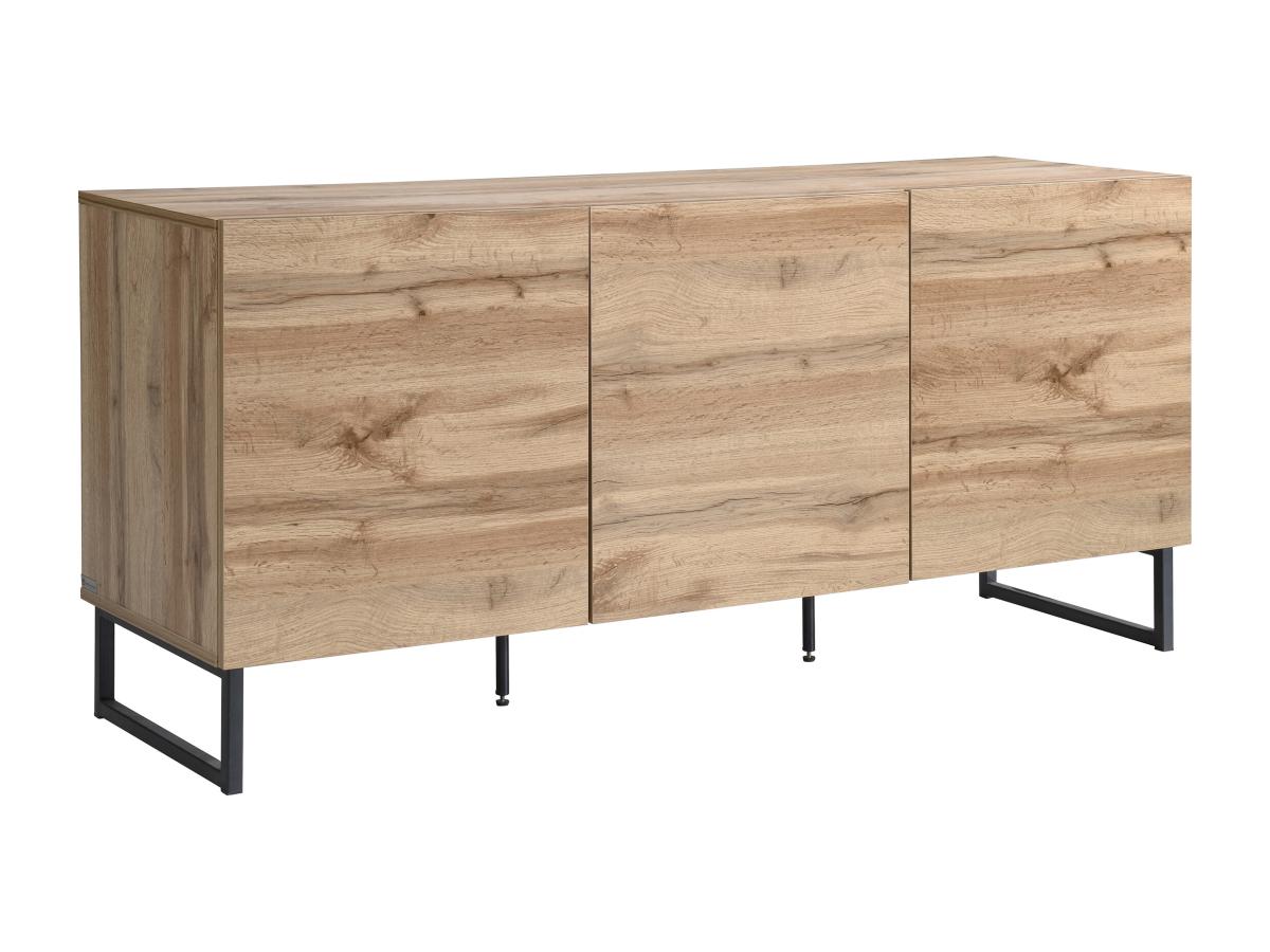 Sideboard mit 3 Türen - Holzfarben - CEVANIA günstig online kaufen