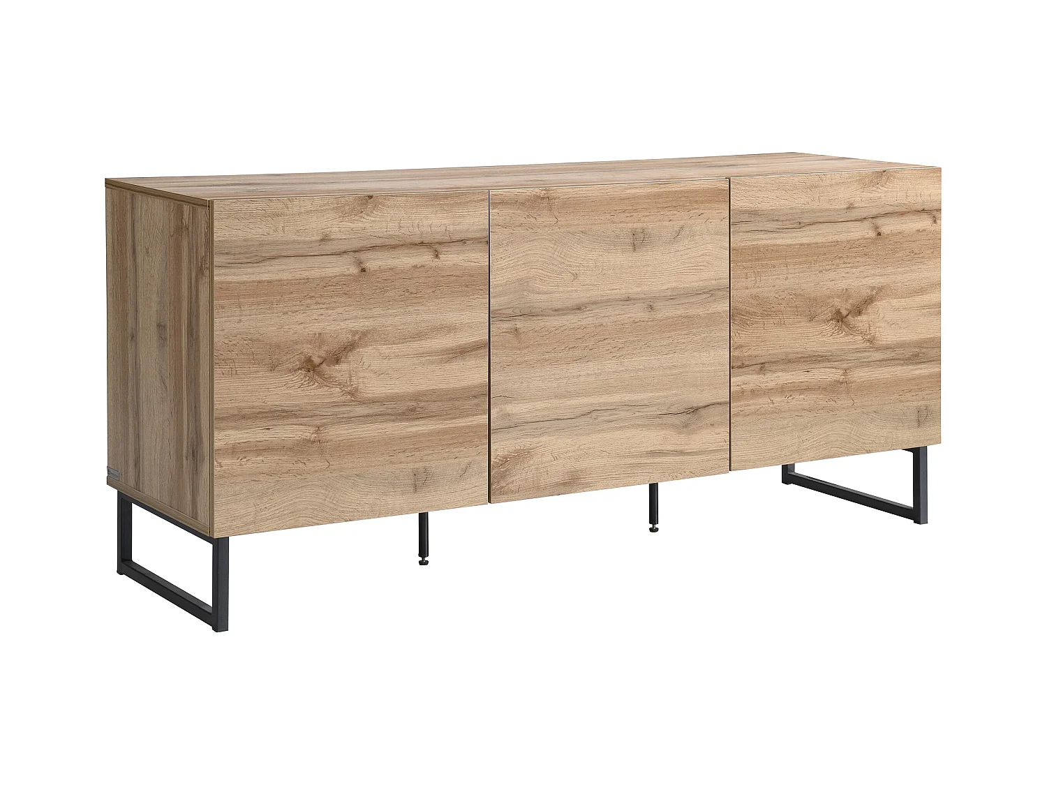Sideboard mit 3 Türen - Holzfarben - CEVANIA