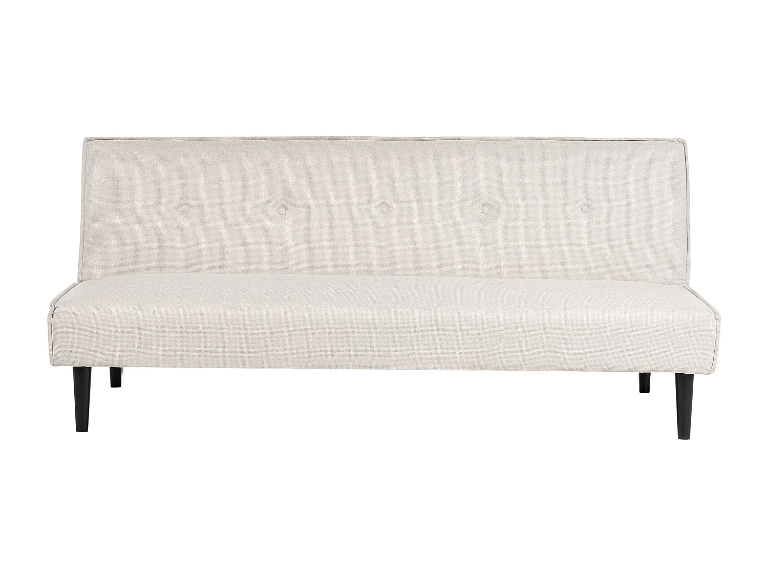 Slaapbank VISBY Stof Lichtbeige 3-zitter