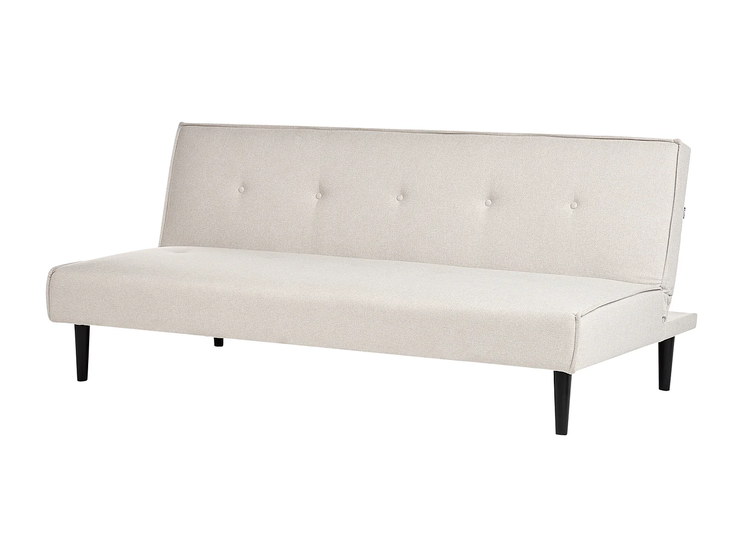 Slaapbank VISBY Stof Lichtbeige 3-zitter