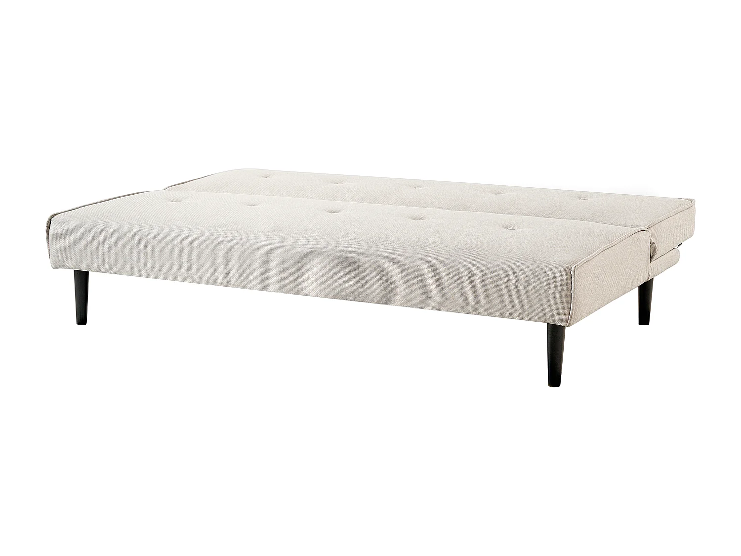 Slaapbank VISBY Stof Lichtbeige 3-zitter