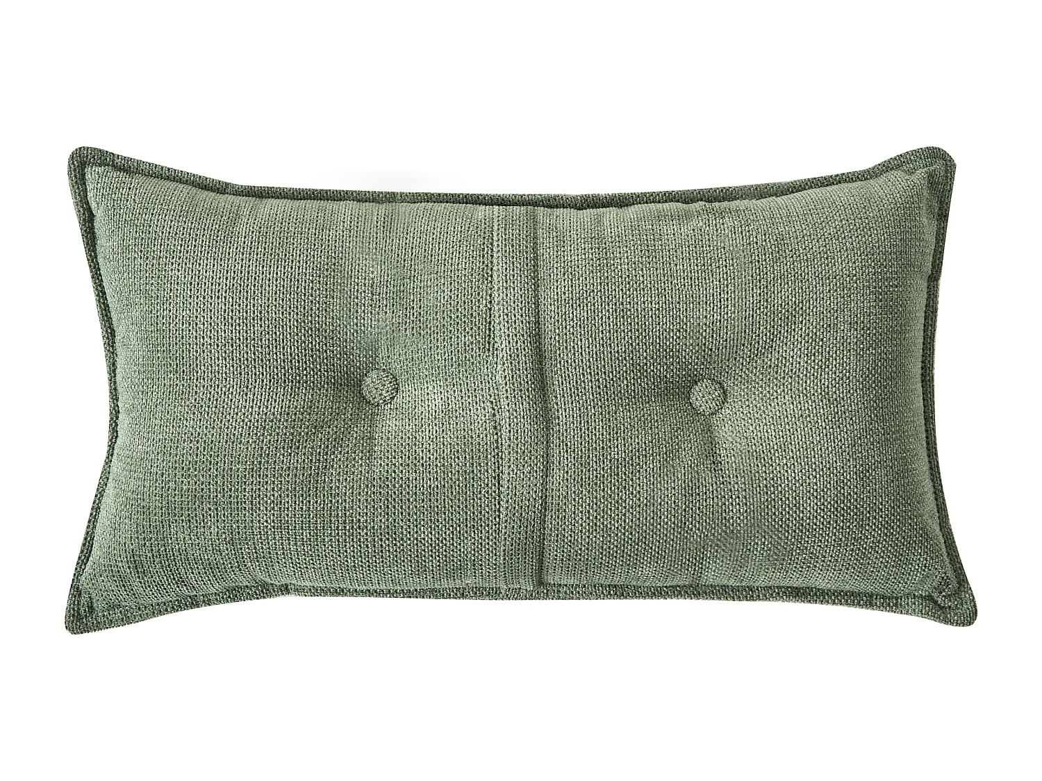 Canapé d'angle DOLVA Tissu chenille Vert foncé 3 places Côté gauche