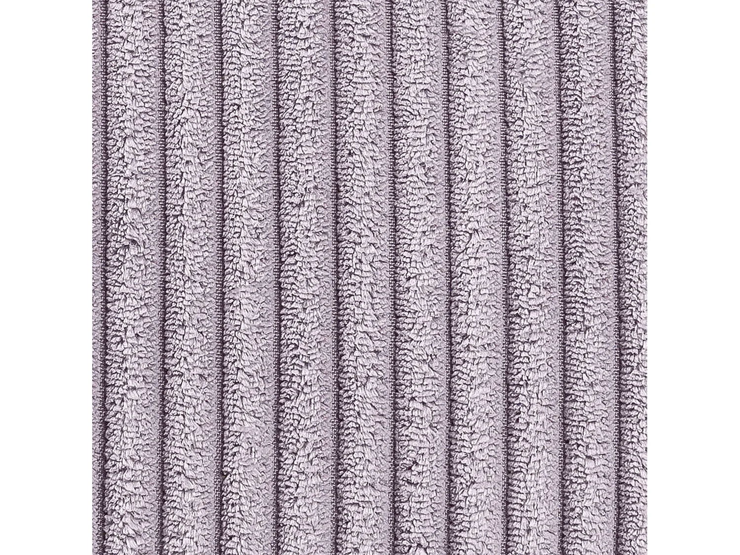 Pouf classique en velours côtelé, violet lavande - KINGSTON