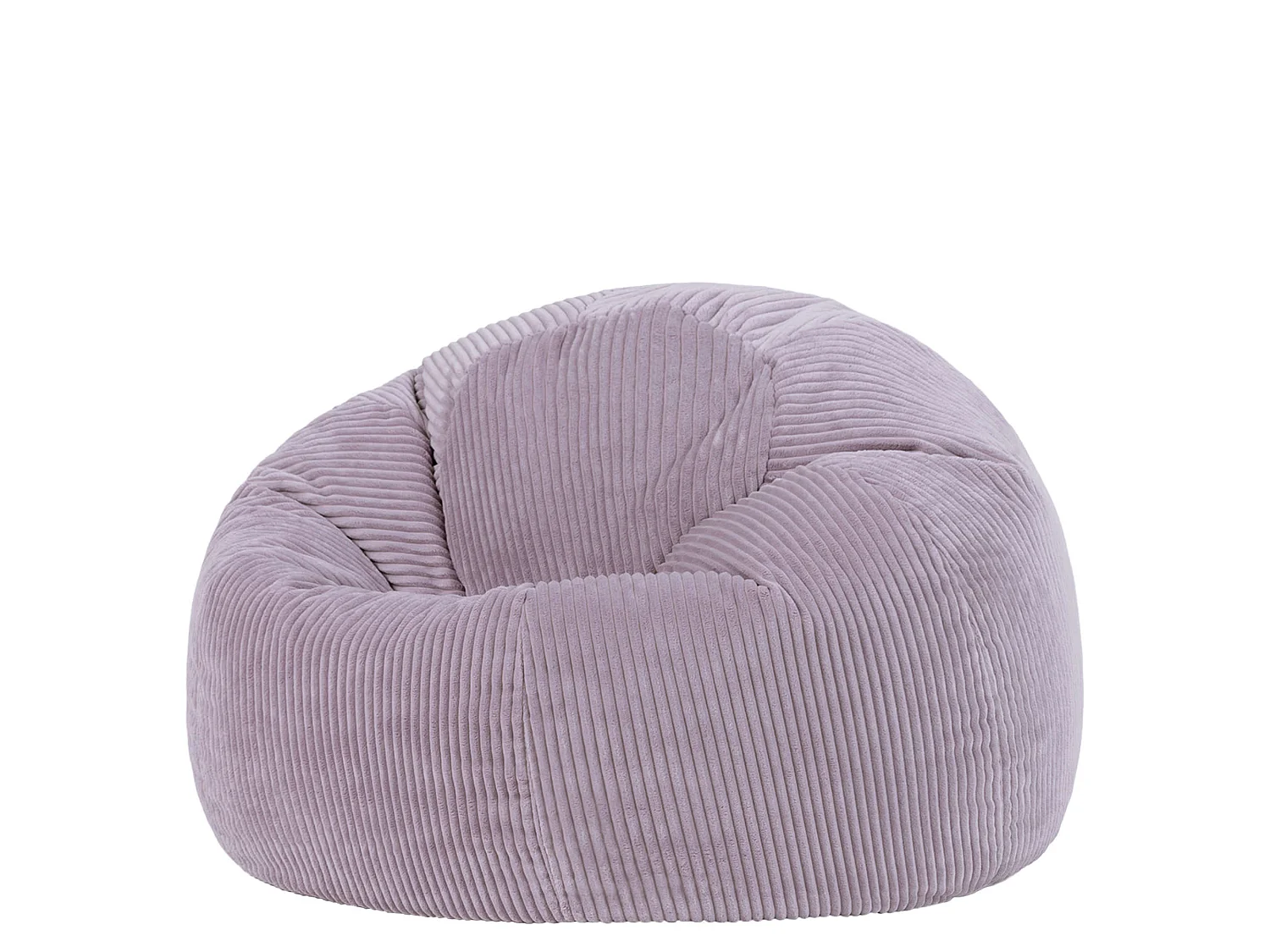 Pouf classique en velours côtelé, violet lavande, chambre et salon - KINGSTON
