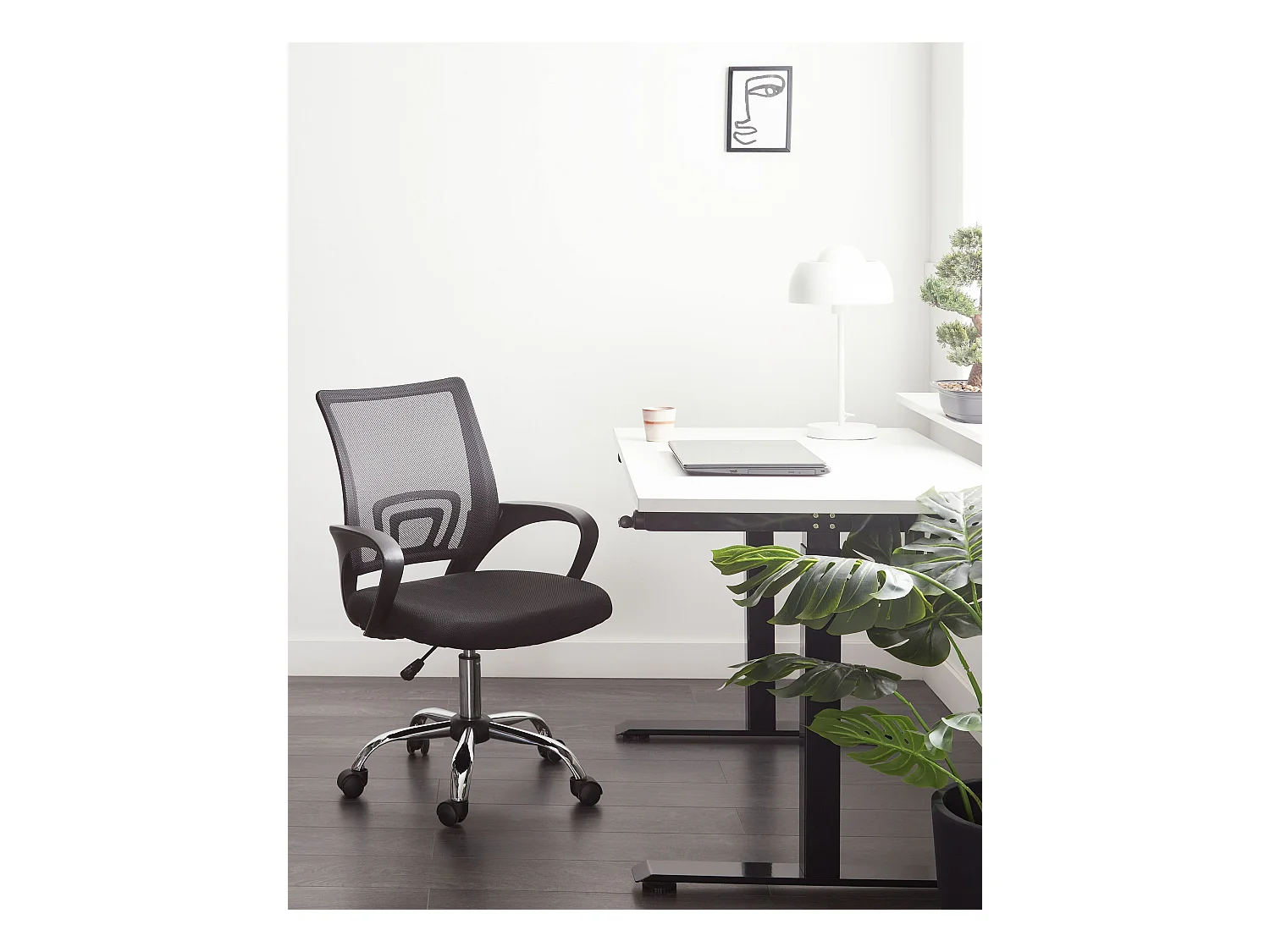 Chaise de bureau SOLID Noir