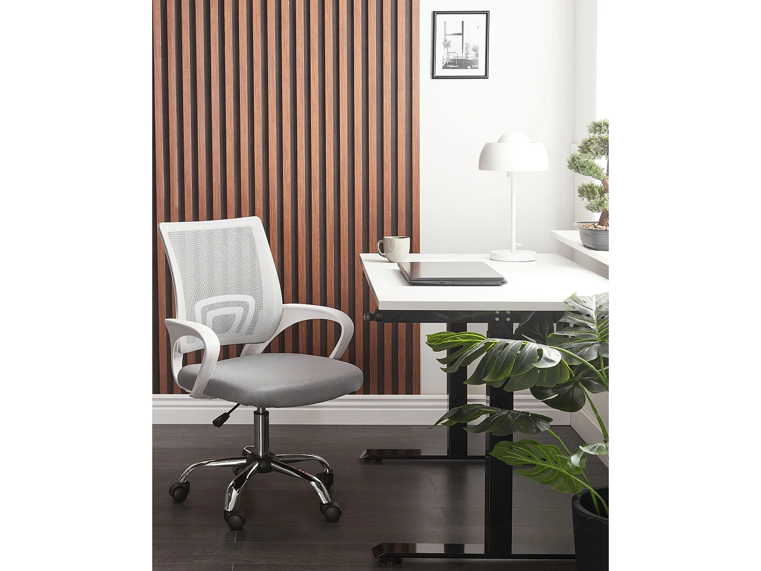 Chaise de bureau SOLID Gris clair