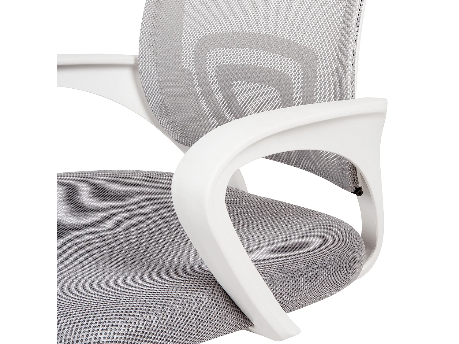 Bürostuhl grau / hellgrau höhenverstellbar drehbar Schreibtischstuhl Solid