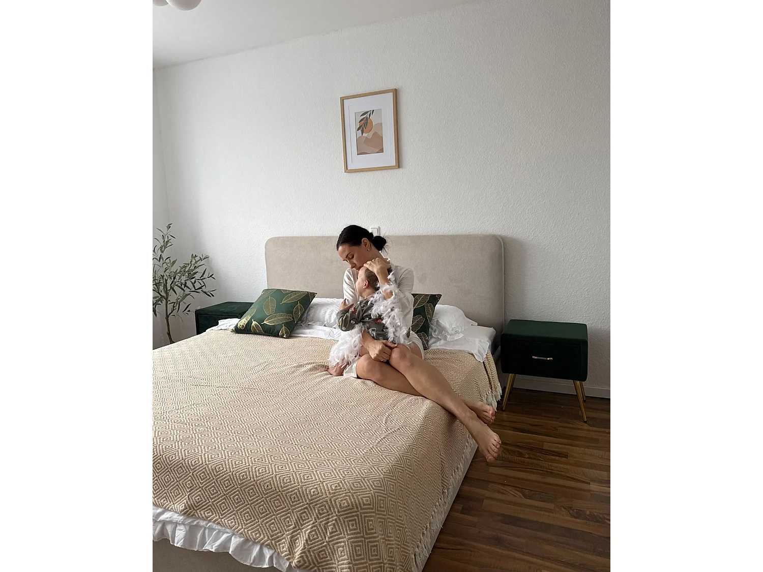 Tagesdecke TOUTLI Baumwolle 220 x 240 cm Beige