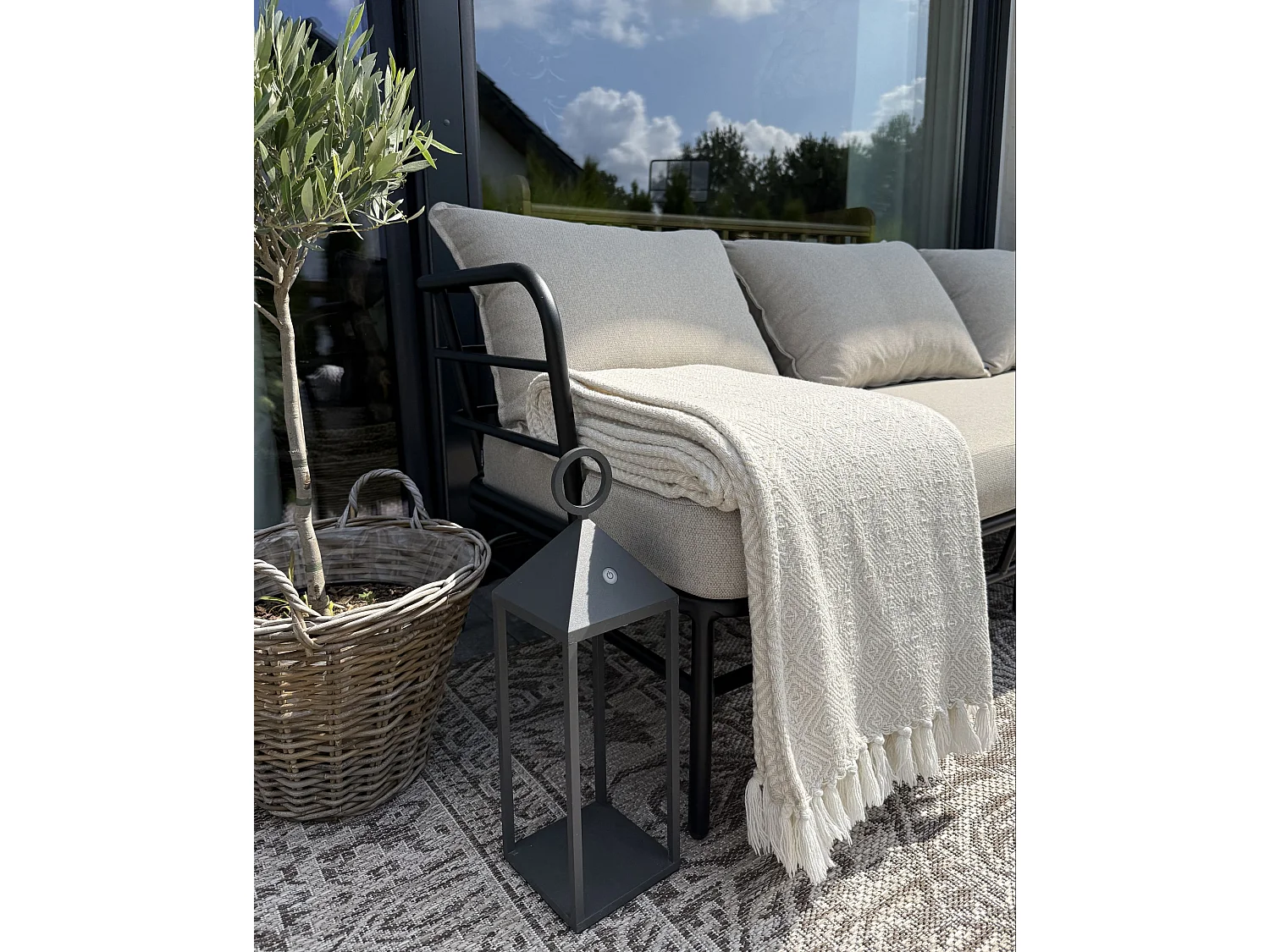 Tagesdecke TOUTLI Baumwolle 220 x 240 cm Hellbeige