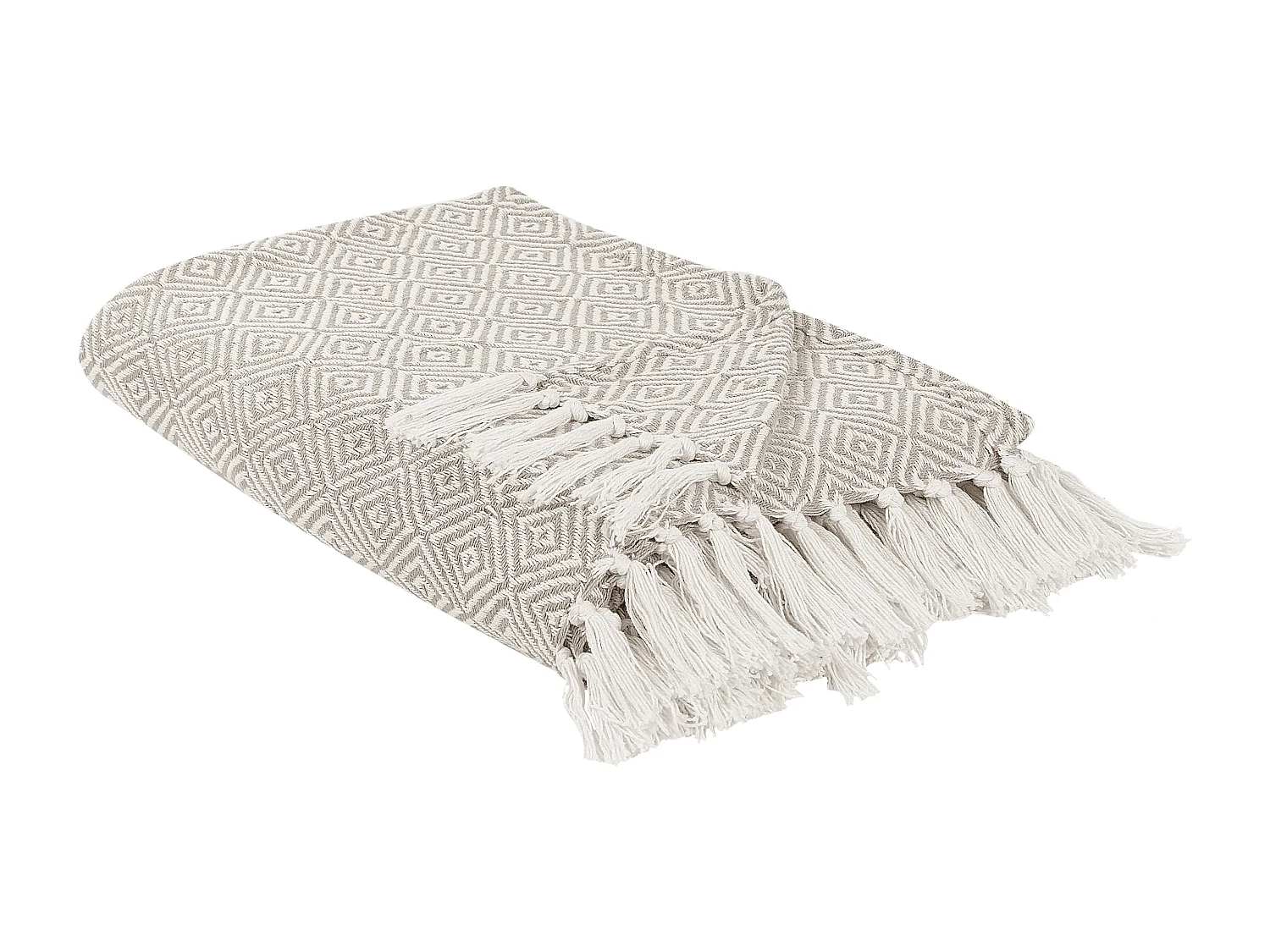 Colcha TOUTLI Algodón 200 x 220 cm Gris pardo