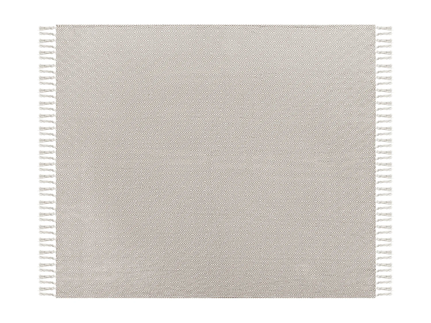 Colcha TOUTLI Algodón 200 x 220 cm Gris pardo