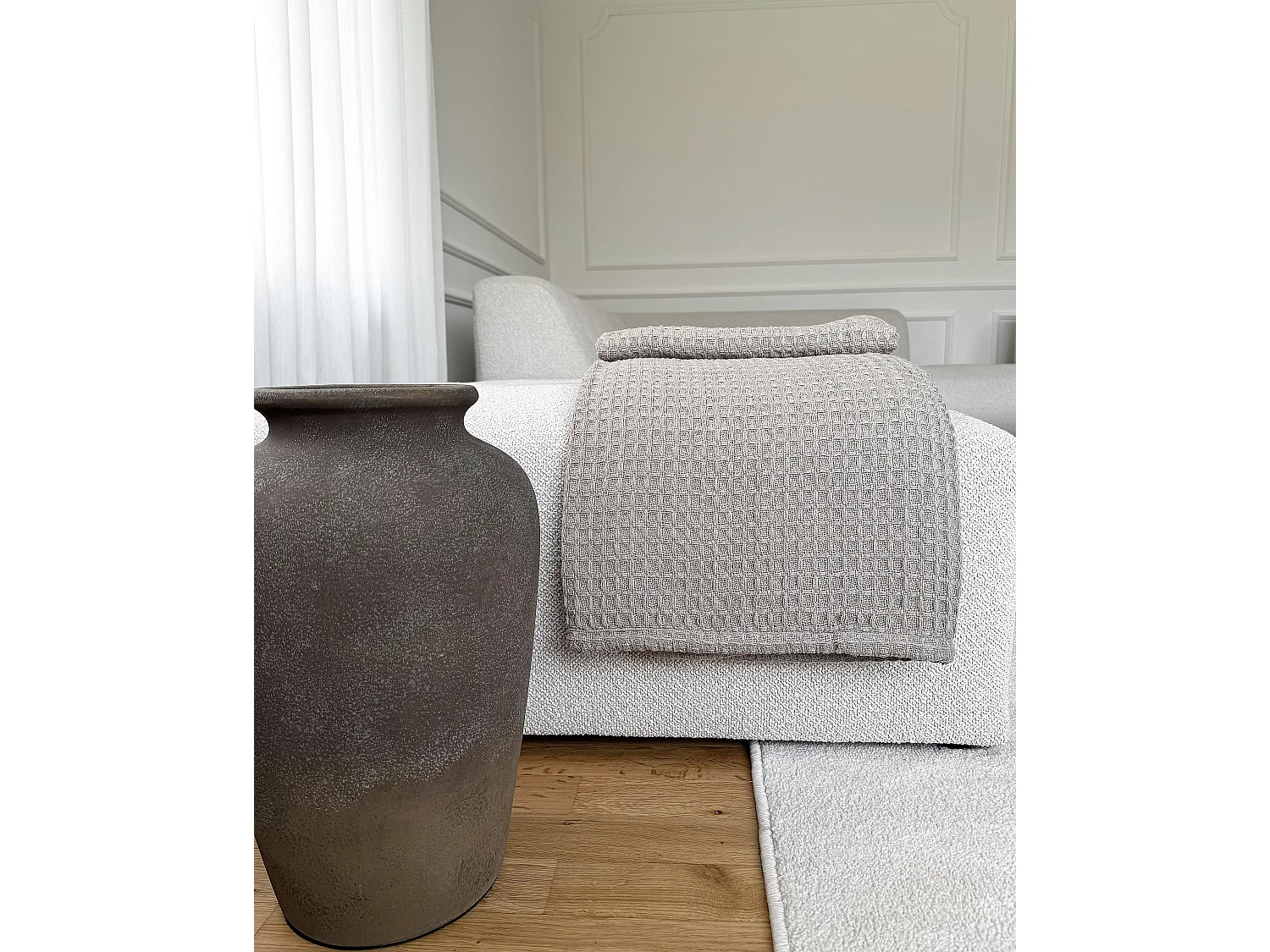 Piumone CHAGYL Cotone 220 x 240 cm Tortora
