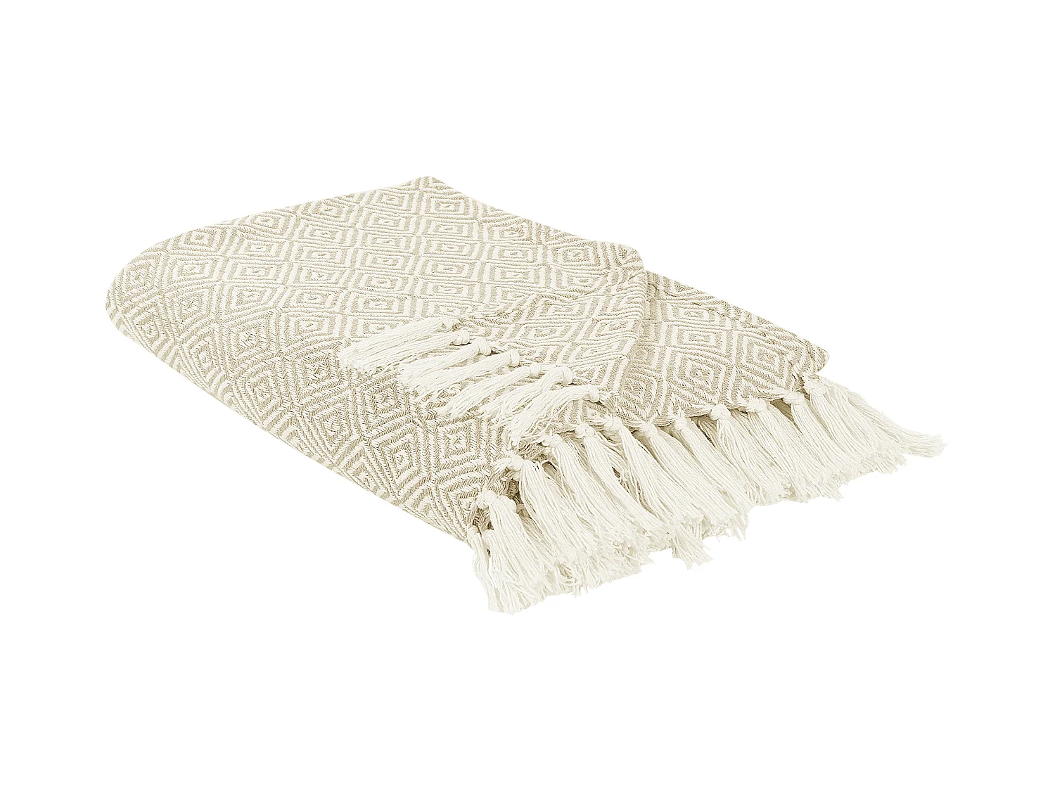 Couvre-lits TOUTLI Coton 200 x 220 cm Beige clair