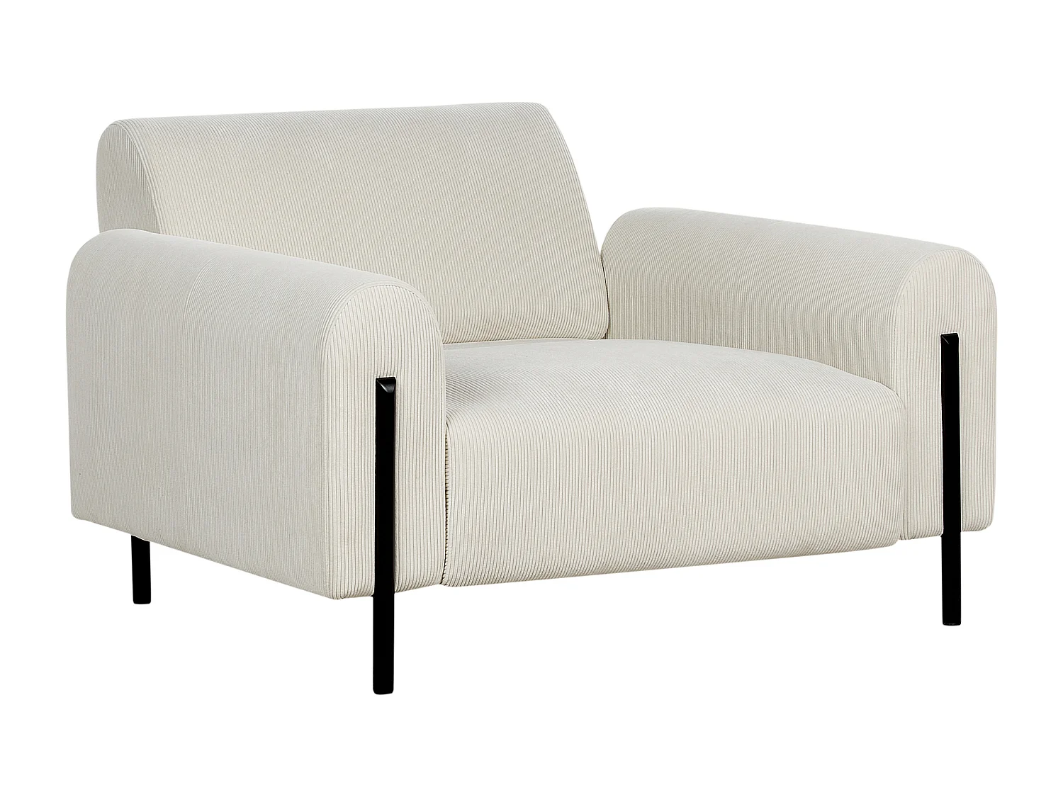 Sessel ASKIM Cord Cremeweiss