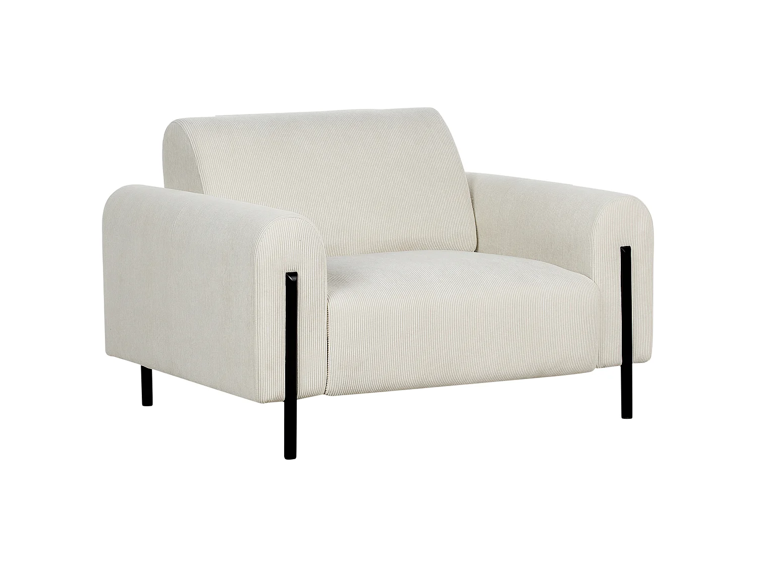 Fauteuil ASKIM Corduroy Gebroken wit