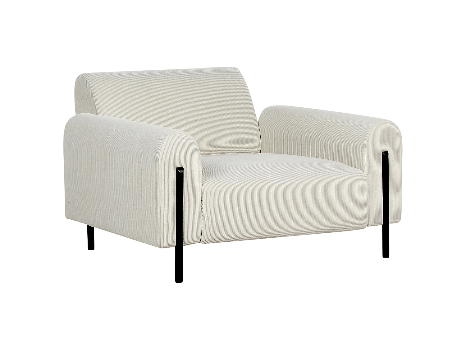 Fauteuil ASKIM Corduroy Gebroken wit