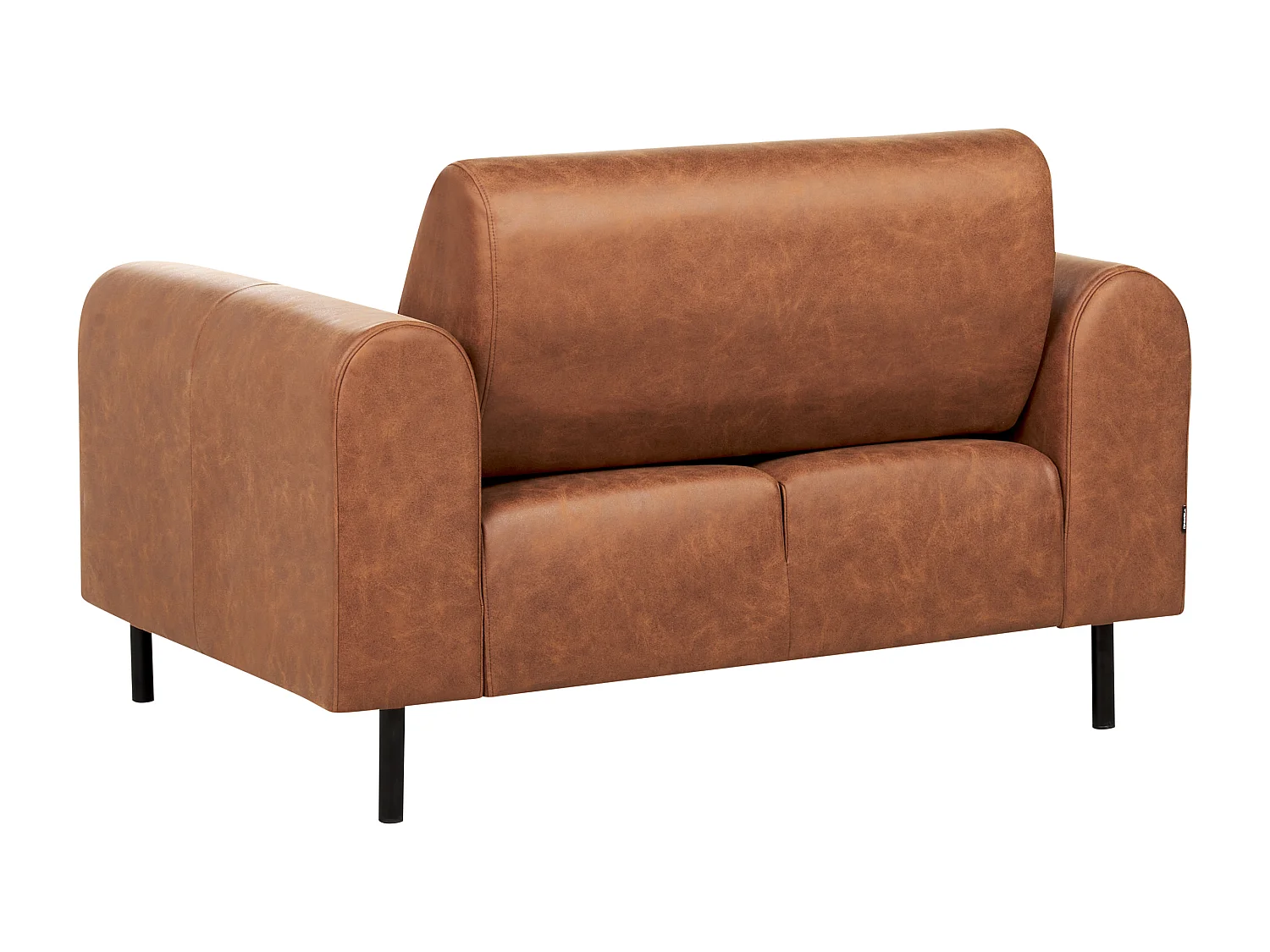 Fauteuil ASKIM Tissu Marron doré