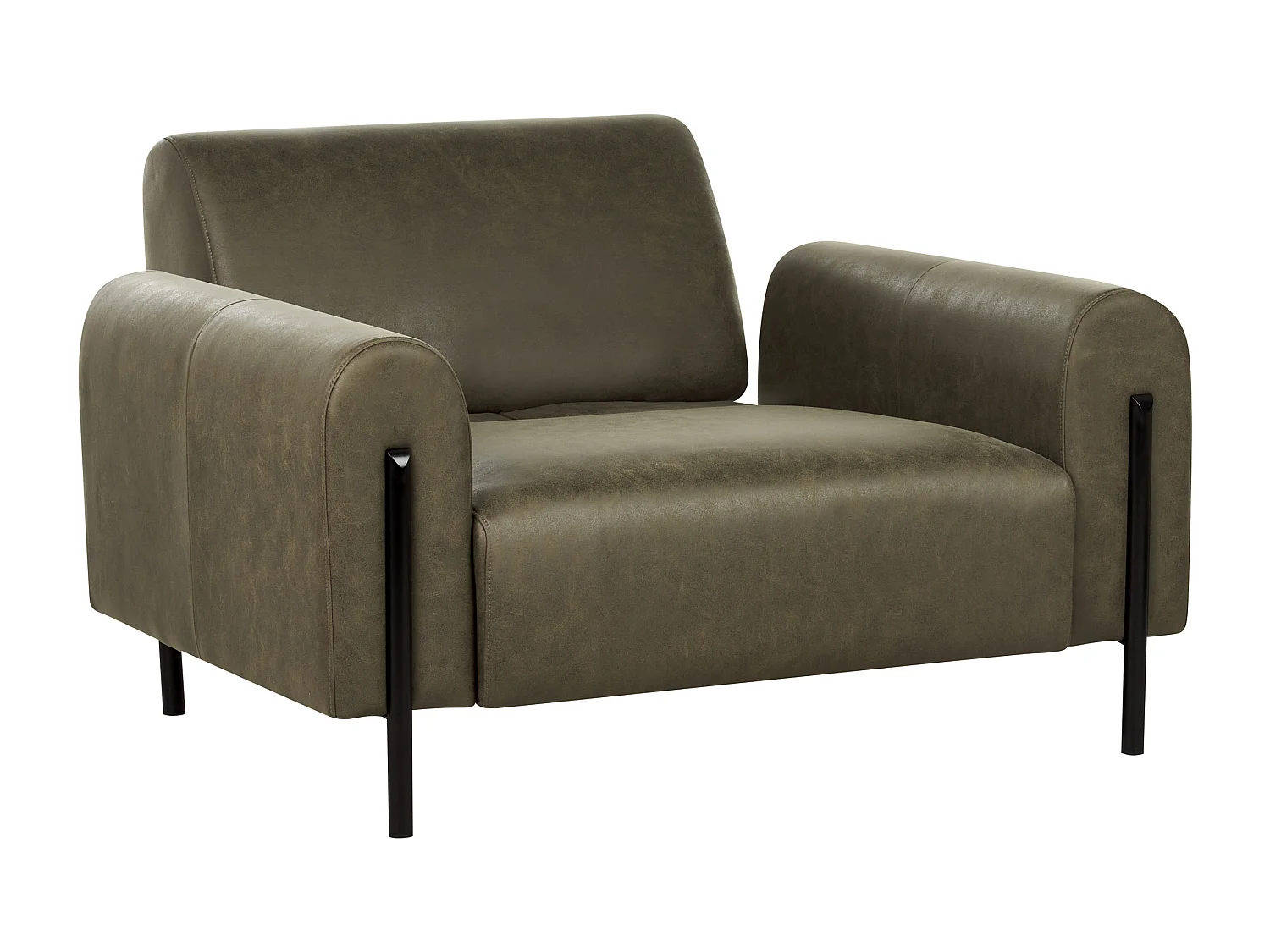 Fauteuil ASKIM Stof Donkergroen