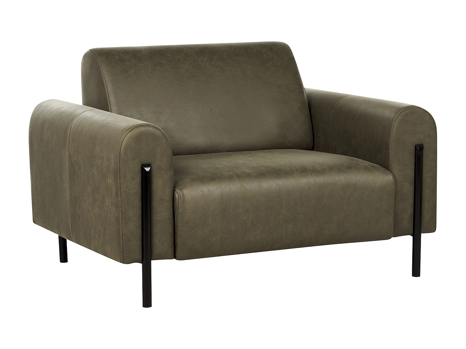 Fauteuil ASKIM Stof Donkergroen