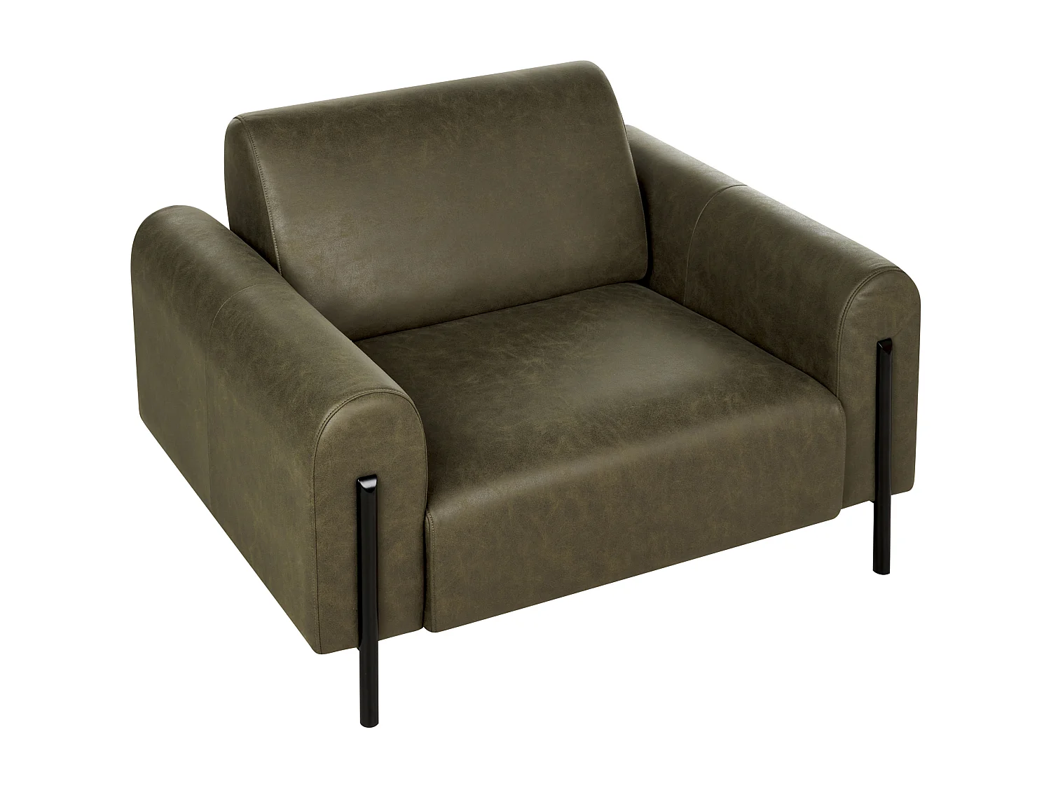 Fauteuil ASKIM Stof Donkergroen