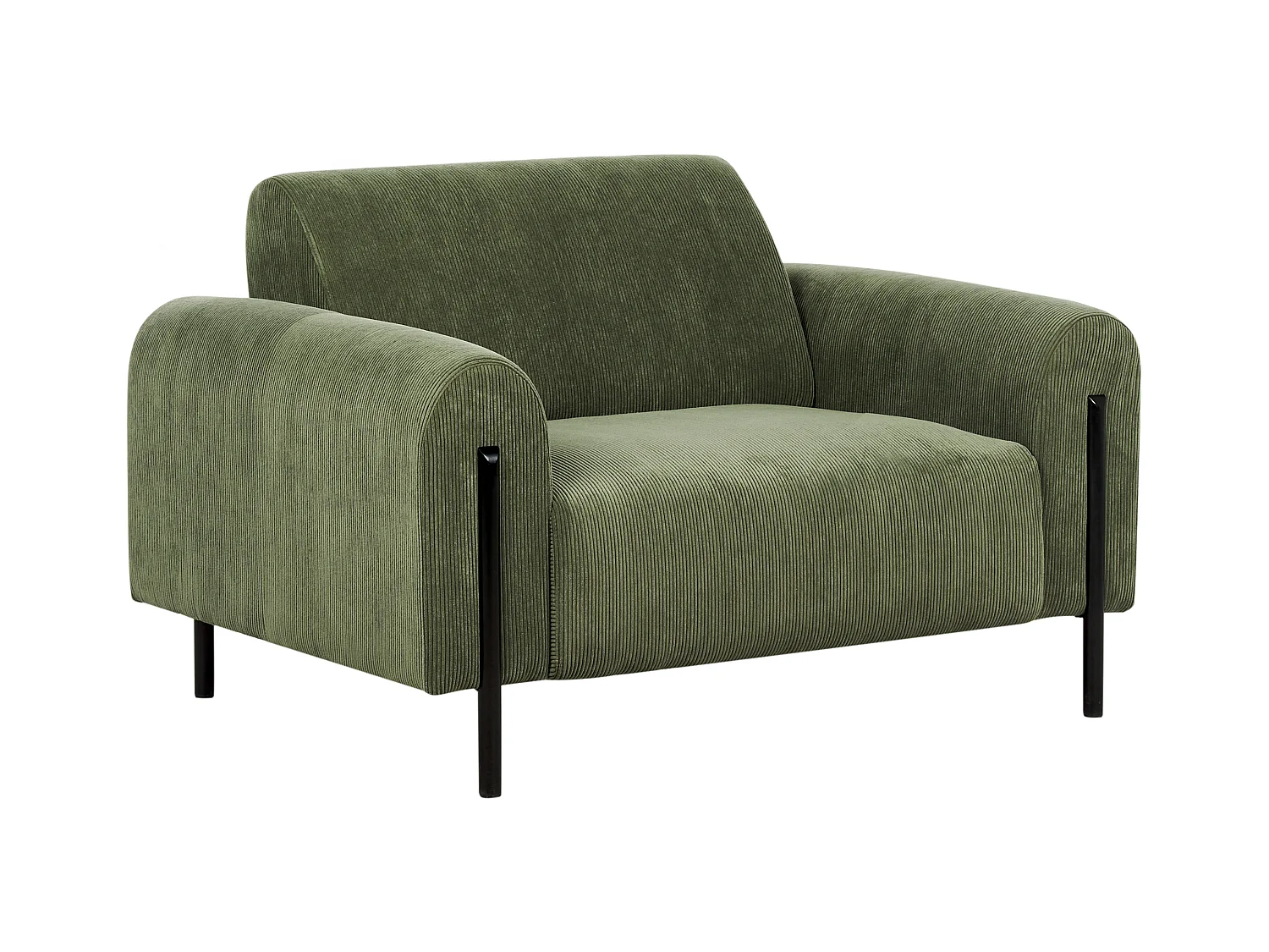 Fauteuil ASKIM Corduroy Olijfgroen
