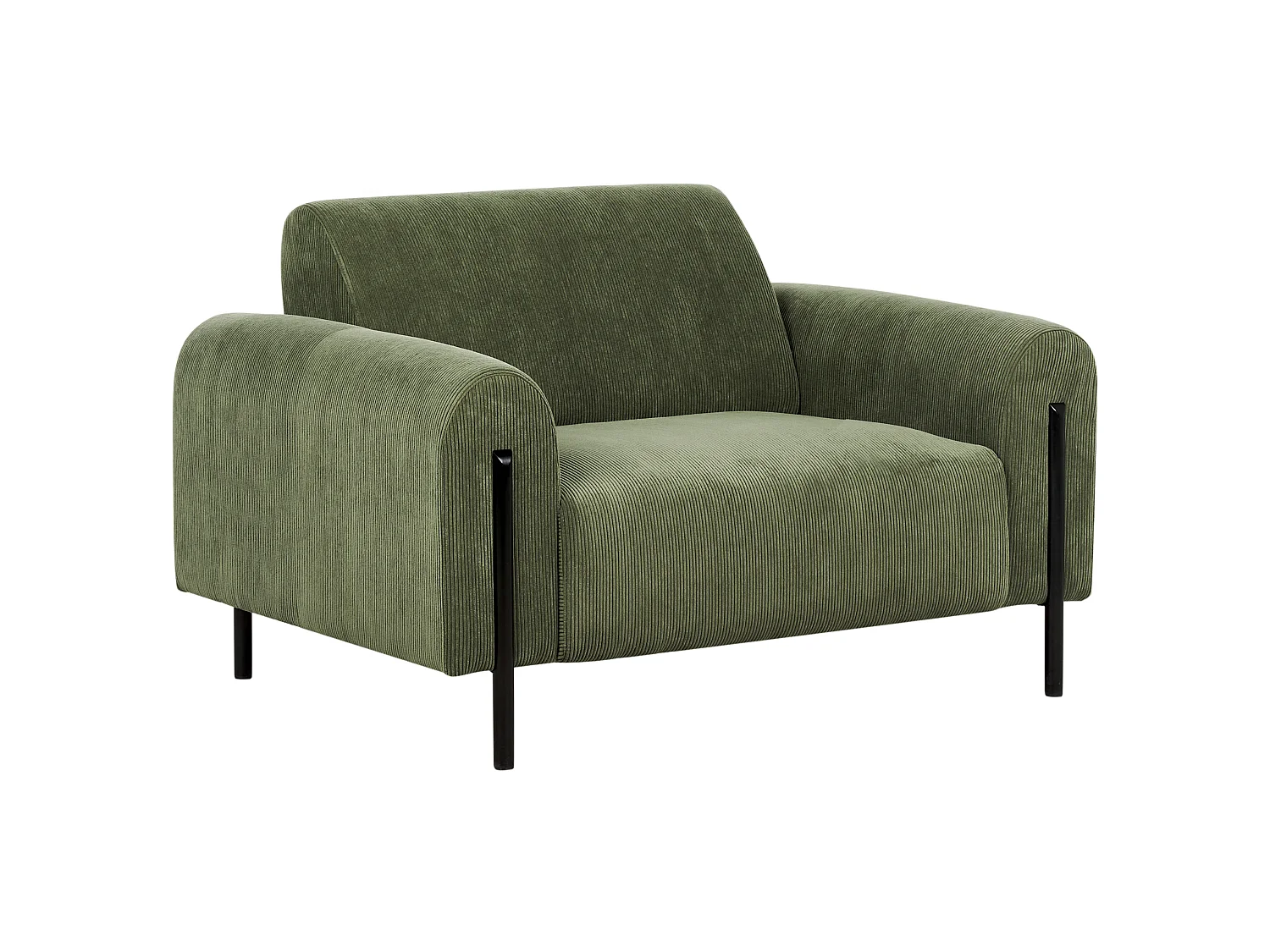 Fauteuil ASKIM Corduroy Olijfgroen