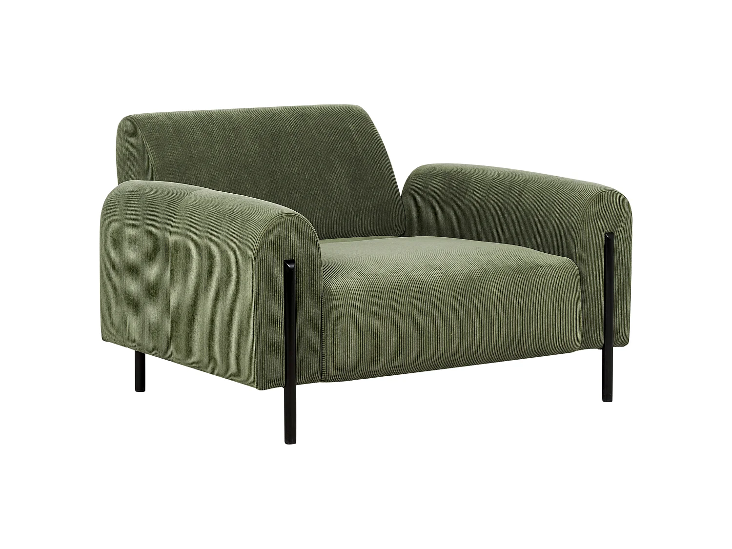 Fauteuil ASKIM Corduroy Olijfgroen