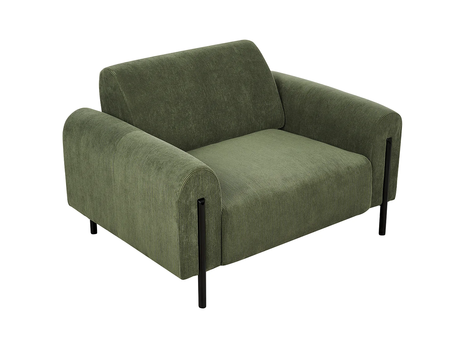 Fauteuil ASKIM Corduroy Olijfgroen