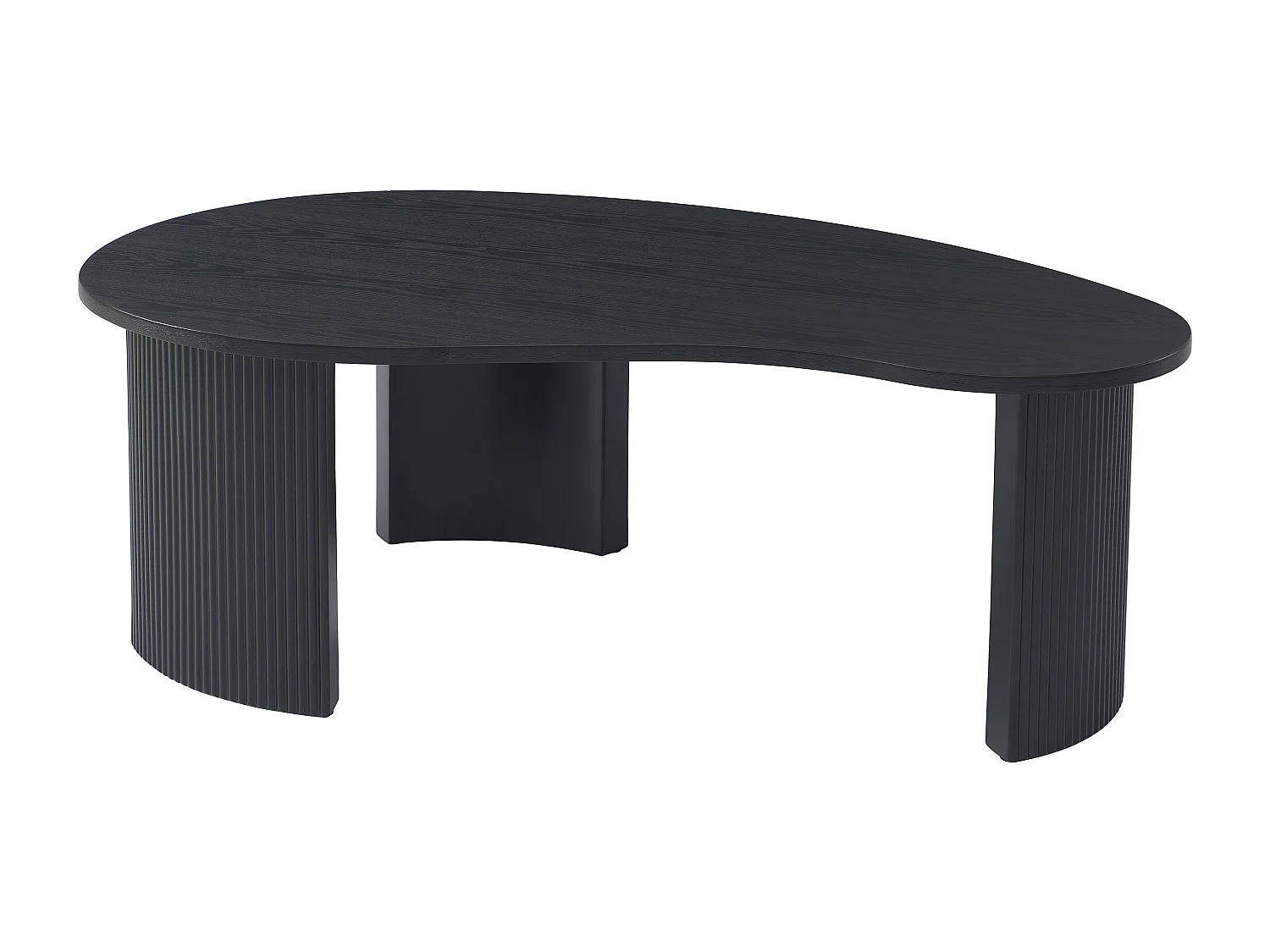 Asketræs sofabord - Sort - ASTRIDYA