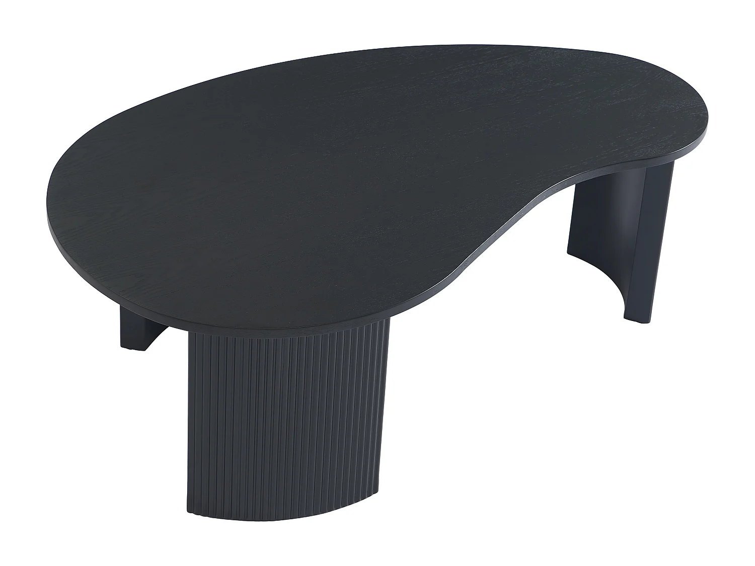 Asketræs sofabord - Sort - ASTRIDYA