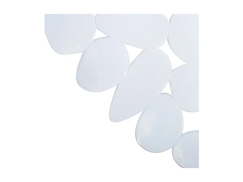 Tapis Fond de baignoire PVC GALETS 39x99cm Blanc MSV