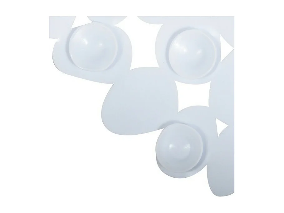 Tapis Fond de baignoire PVC GALETS 39x99cm Blanc MSV