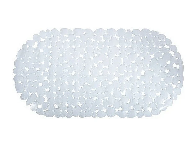 Tapis Fond de baignoire PVC GALETS 39x99cm Blanc MSV