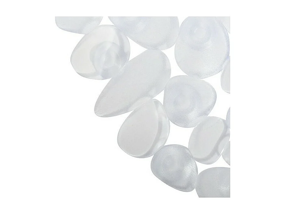 Tapis Fond de baignoire PVC GALETS 39x99cm Transparent MSV