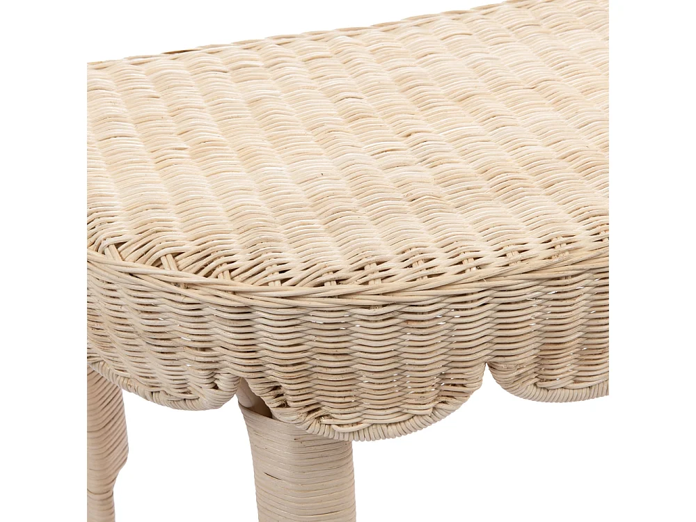 Console vintage en rotin naturel L80 - CALANQUE