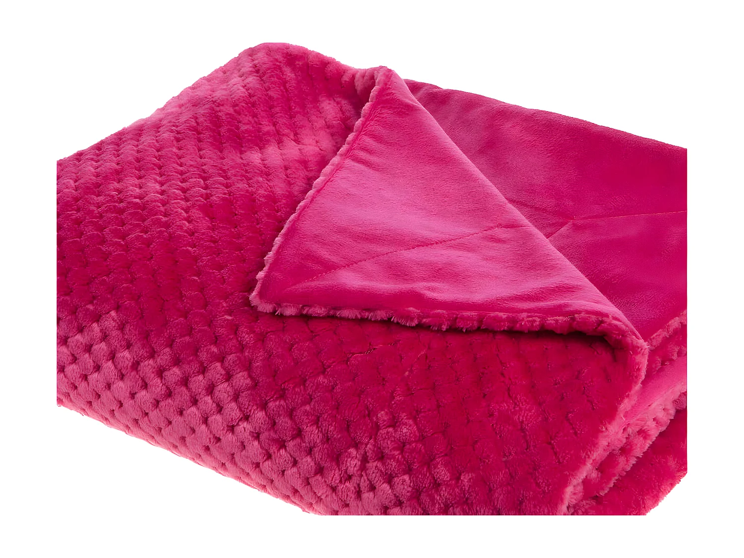 Plaid Damier Fushia 130x170 cm