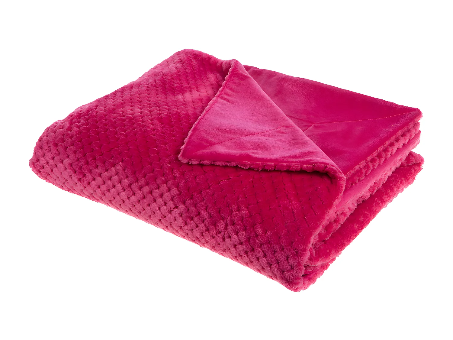 Plaid Damier Fushia 130x170 cm