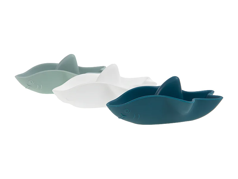 Lot de 3 jouets bain requins