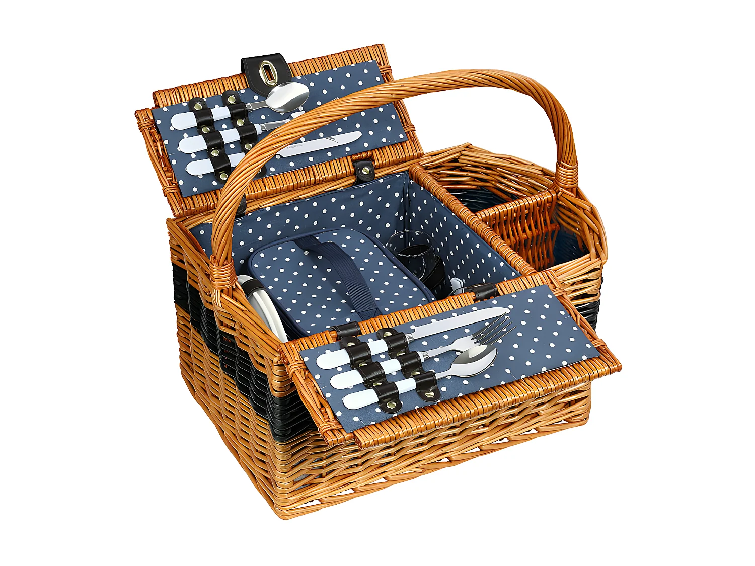 Panier pique-nique Cernob brun