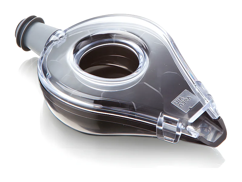 Aérateur à vin noir translucide