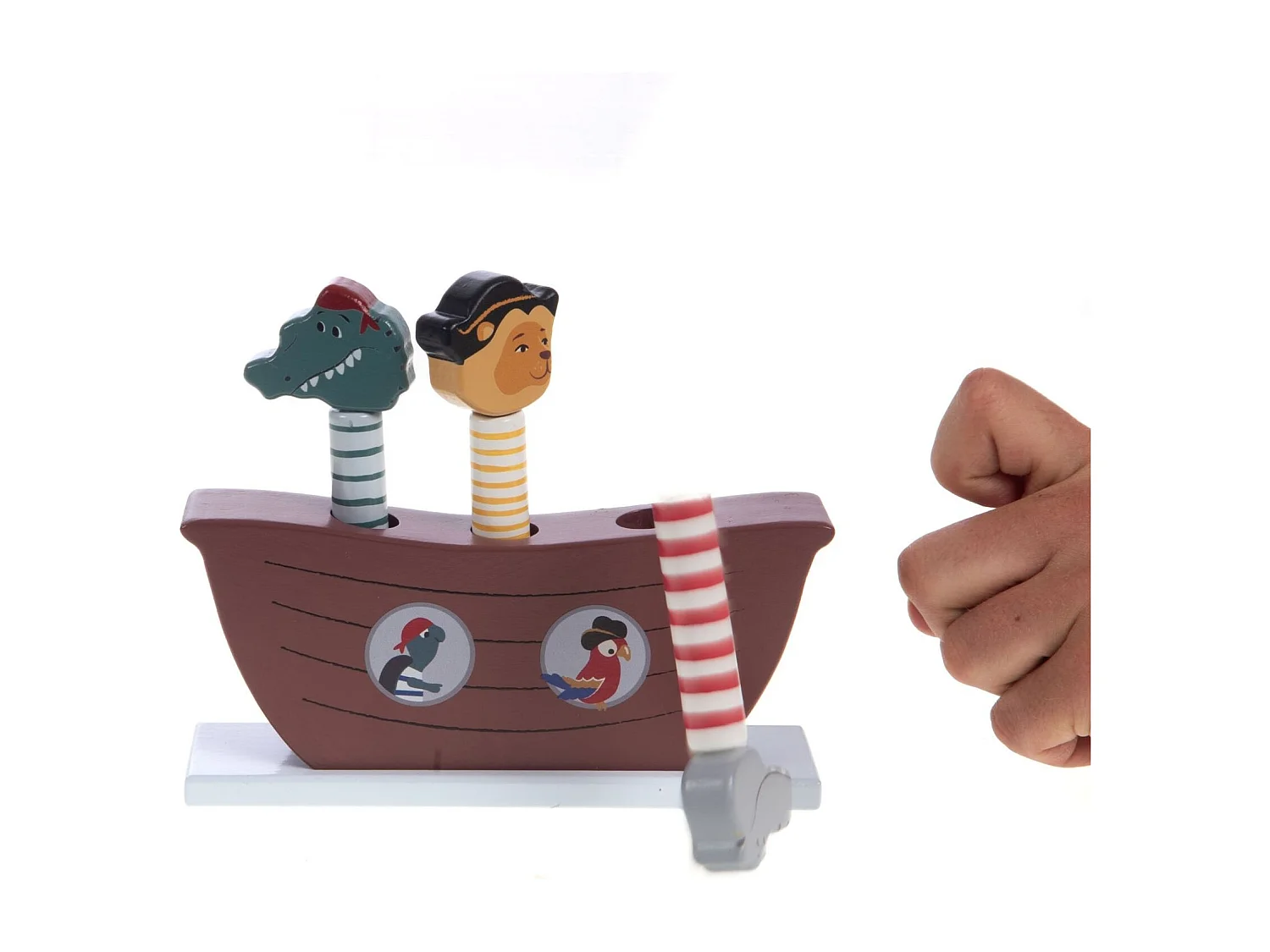 Karussell Pferd rosa 21x11x11 cm