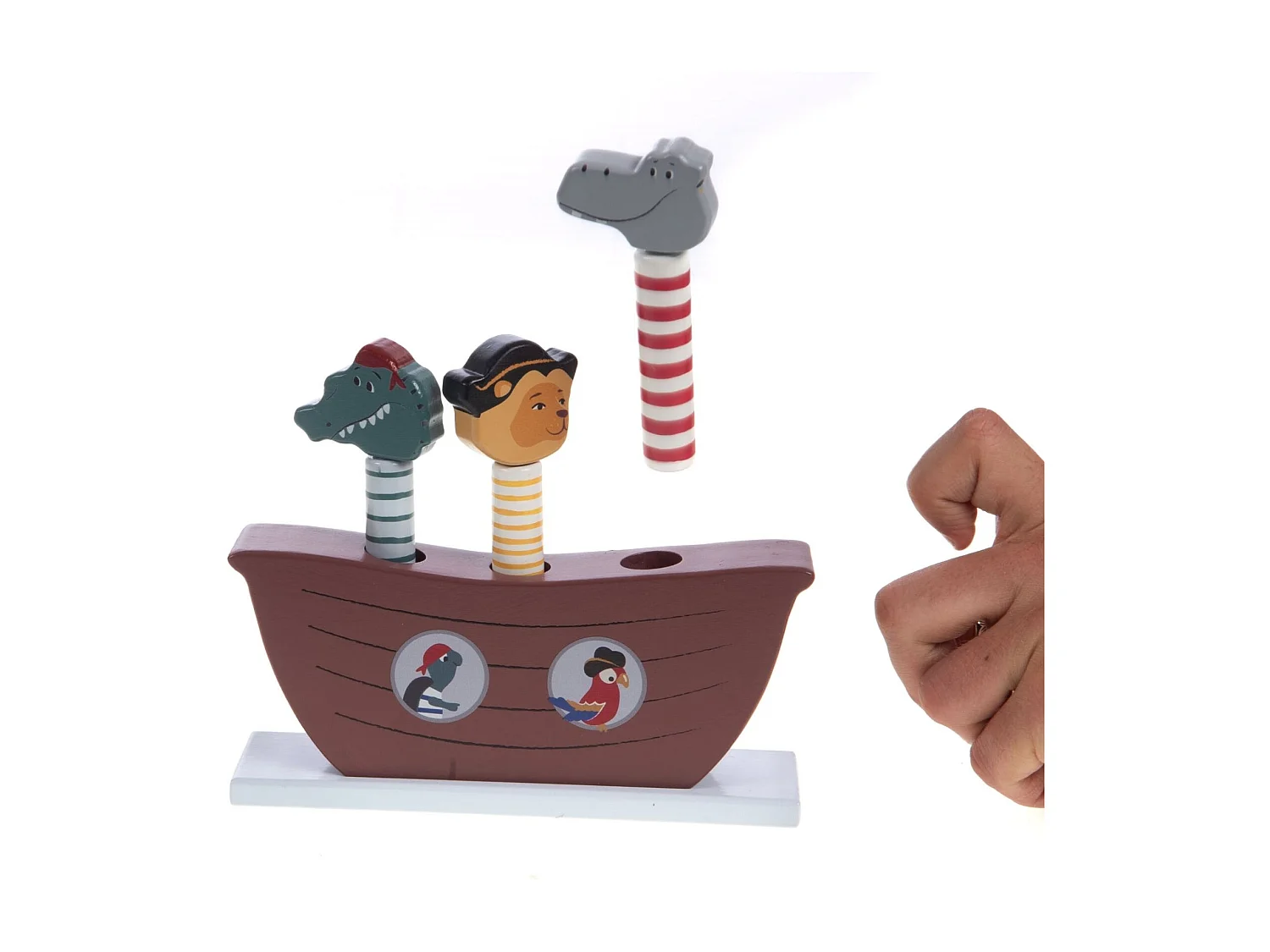 Springboot spel bruin 14x4x16 cm