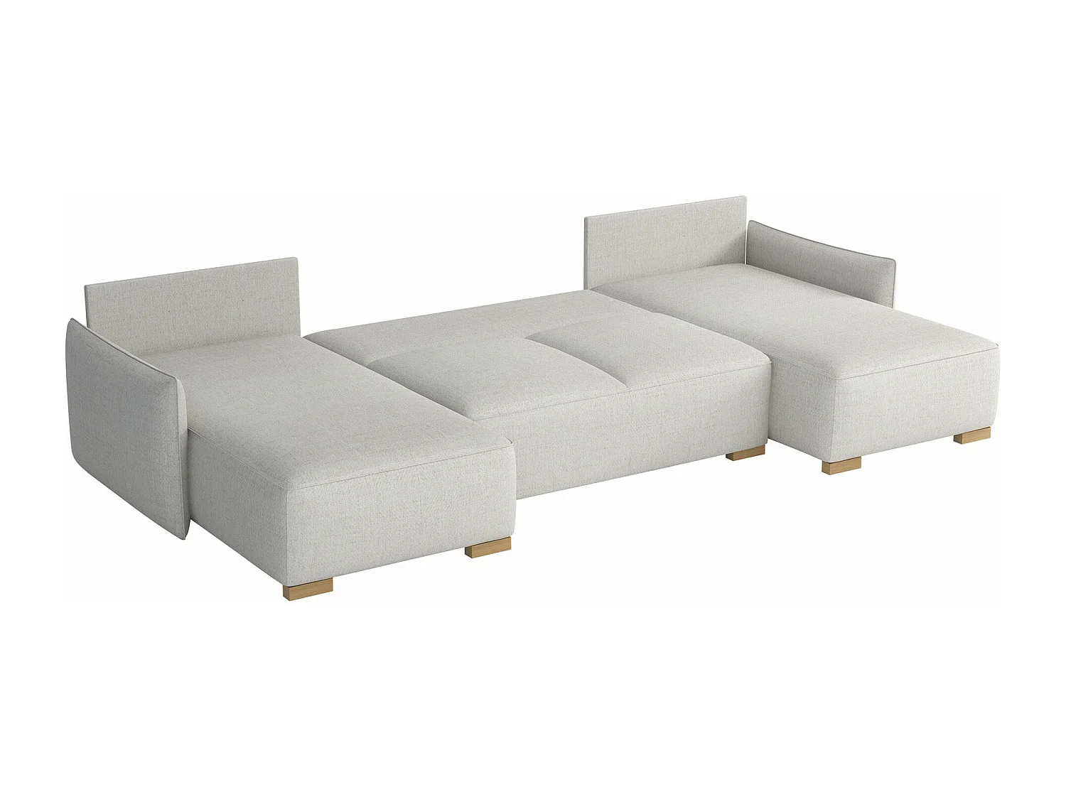 Sofá rinconero Columbus 218, Azul, Función de descanso, Almacenaje, 328x155x87cm