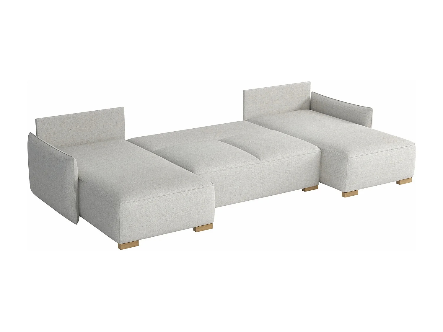 Canapé d'angle Columbus 218, Gris, Disponible, 328x155x87cm