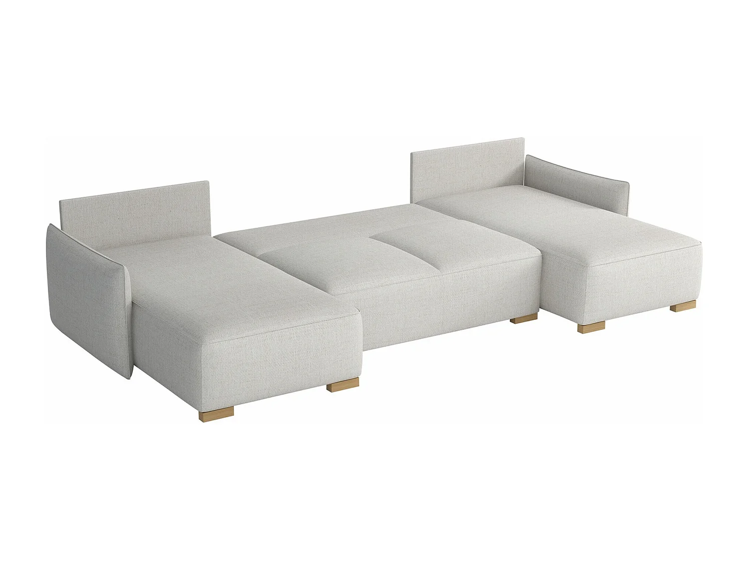 Sofá rinconero Columbus 218, Gris, Función de descanso, Almacenaje, 328x155x87cm