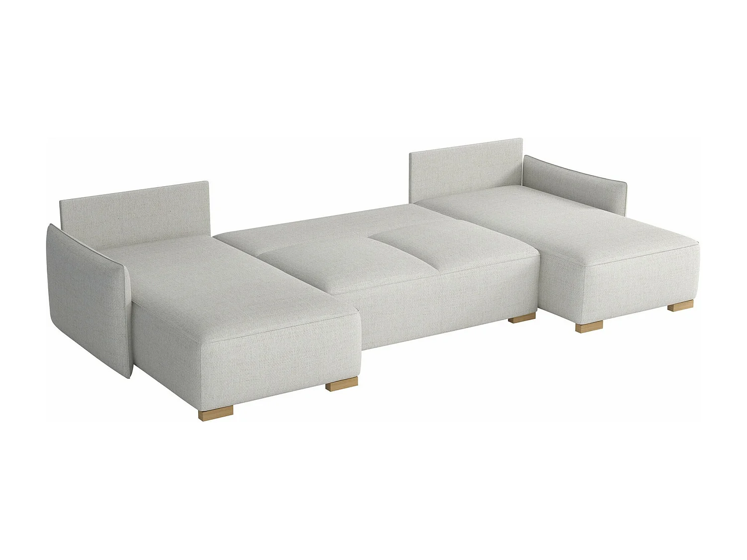 Sofá rinconero Columbus 218, Rojo, Función de descanso, Almacenaje, 328x155x87cm