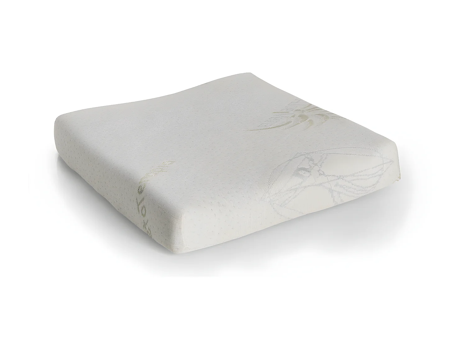 Assento anatômico - Almofada viscoelástica branca